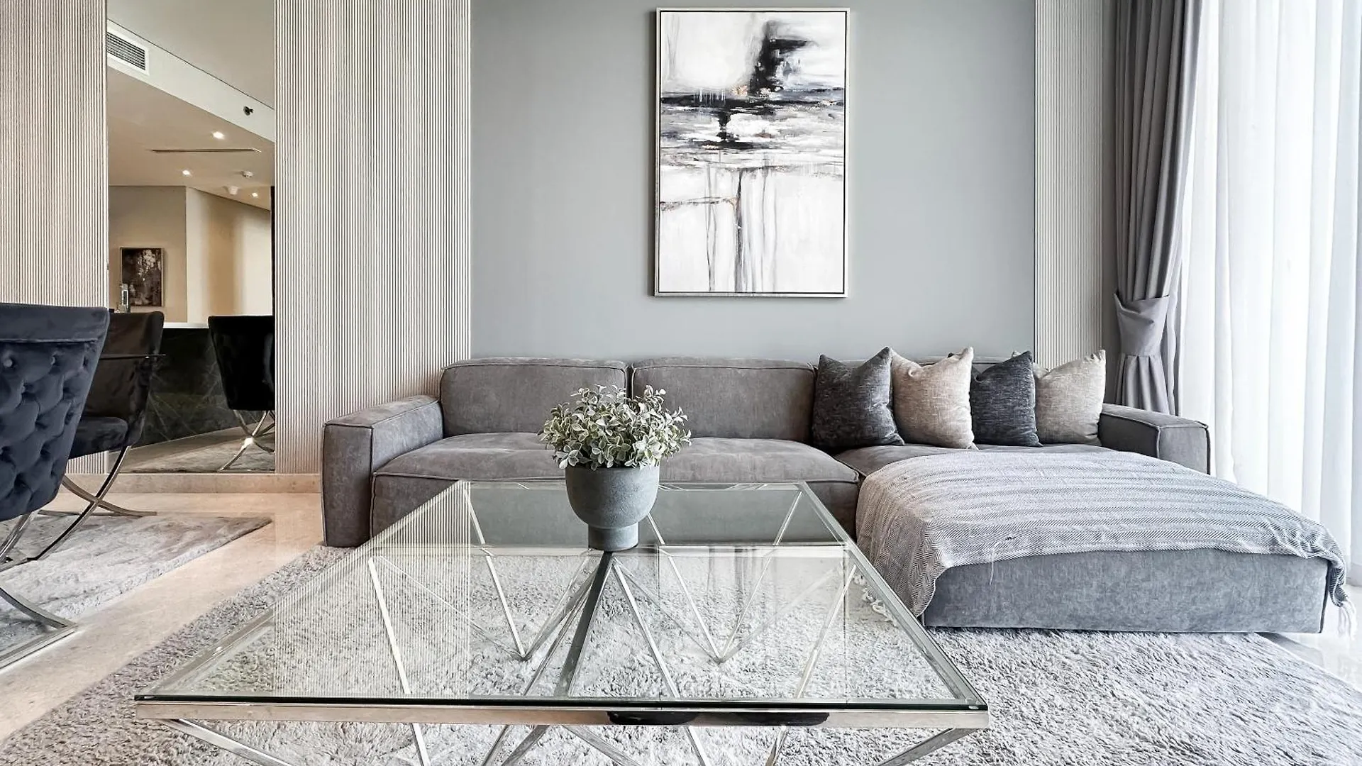 Apartment Trophy-Luxurious Living W Serene Sea Blends View Dubai